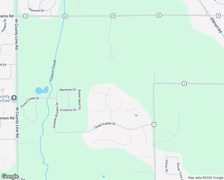map of restaurants, bars, coffee shops, grocery stores, and more near 30315 Copperfield Ln in Granger