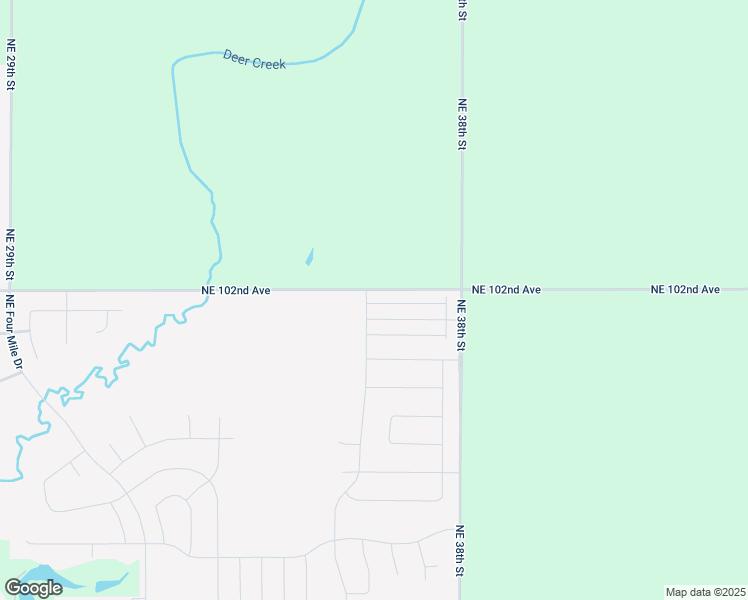 map of restaurants, bars, coffee shops, grocery stores, and more near 3662 Northeast 102nd Avenue in Ankeny