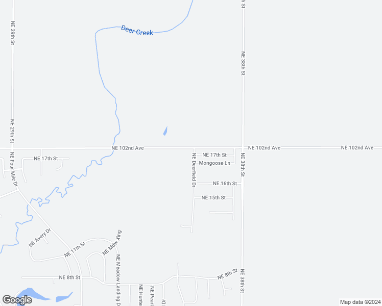 map of restaurants, bars, coffee shops, grocery stores, and more near 4224 Northeast 17th Street in Ankeny