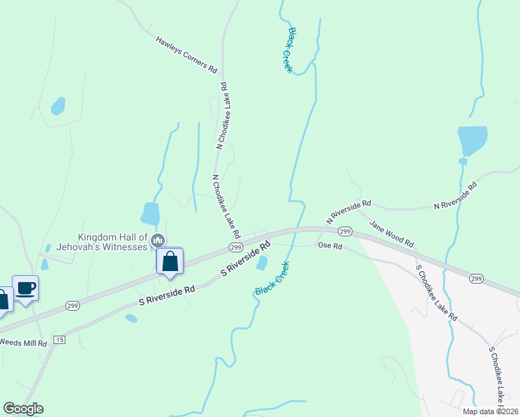map of restaurants, bars, coffee shops, grocery stores, and more near 507 N Chodikee Lake Rd in Highland