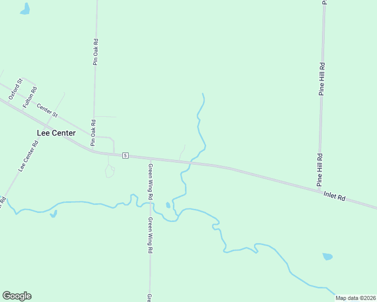 map of restaurants, bars, coffee shops, grocery stores, and more near 1110 Inlet Road in Amboy