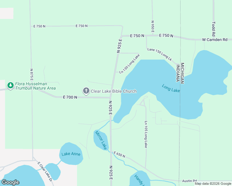 map of restaurants, bars, coffee shops, grocery stores, and more near 7040 North 925 East in Fremont