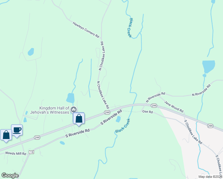 map of restaurants, bars, coffee shops, grocery stores, and more near 507 North Chodikee Lake Road in Highland