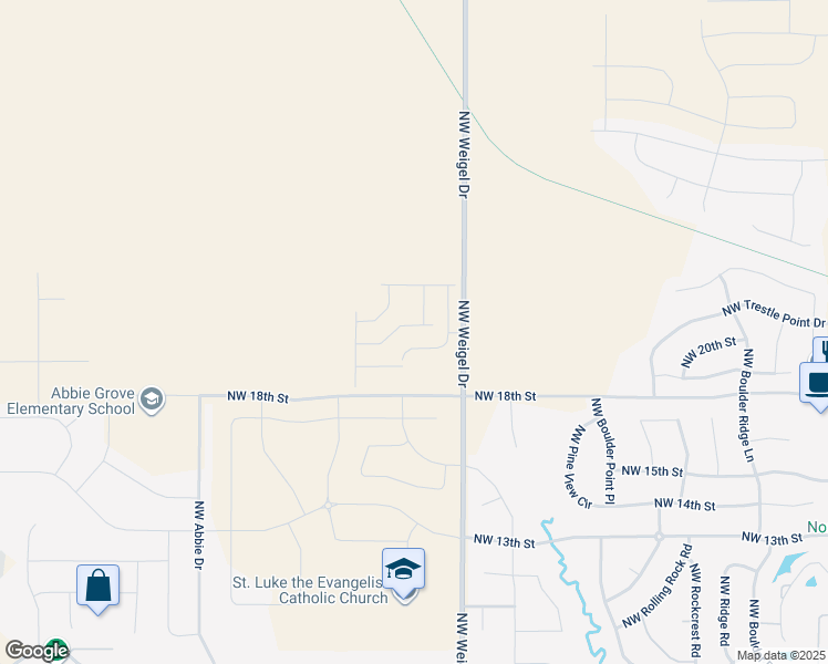 map of restaurants, bars, coffee shops, grocery stores, and more near 10253 Northwest Weigel Drive in Ankeny