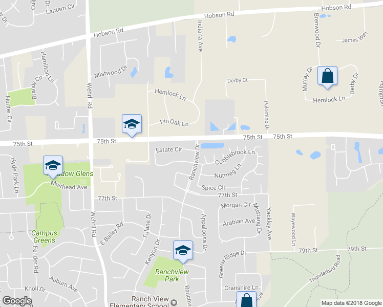 map of restaurants, bars, coffee shops, grocery stores, and more near 1602 Estate Circle in Naperville