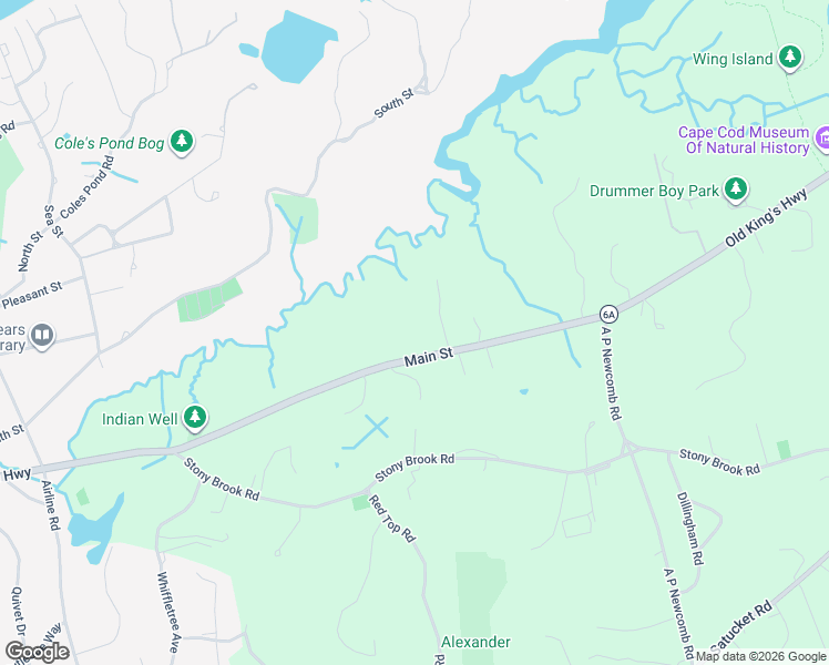 map of restaurants, bars, coffee shops, grocery stores, and more near 397 Main Street in Brewster