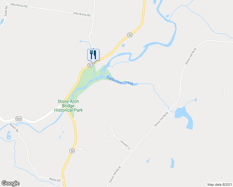 map of restaurants, bars, coffee shops, grocery stores, and more near in Kenoza Lake