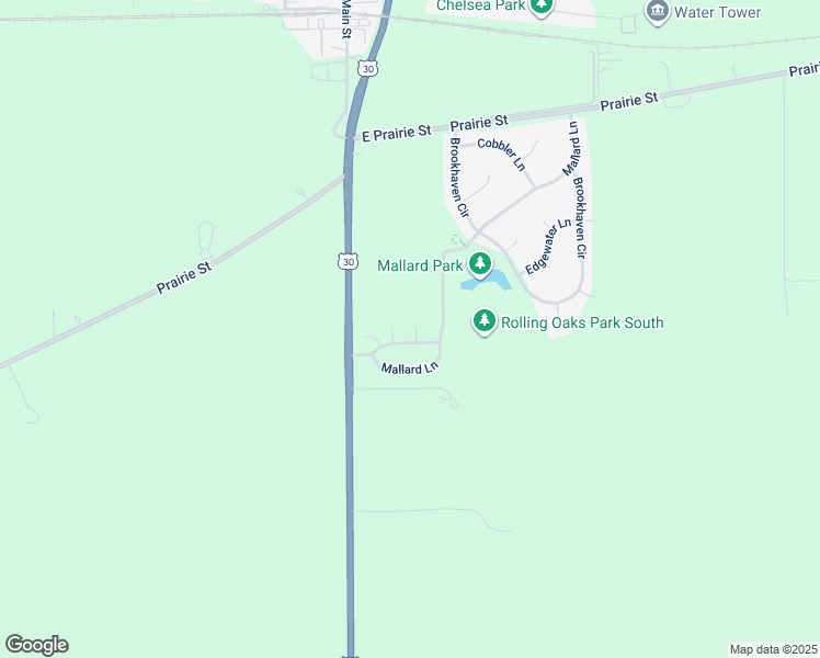 map of restaurants, bars, coffee shops, grocery stores, and more near 506A Glen Drive in Sugar Grove