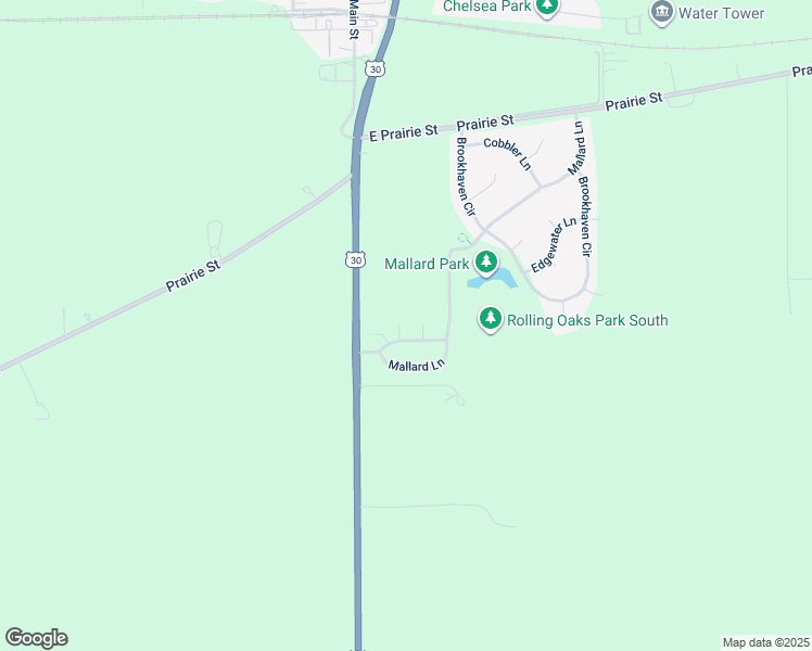 map of restaurants, bars, coffee shops, grocery stores, and more near 506A Glen Drive in Sugar Grove