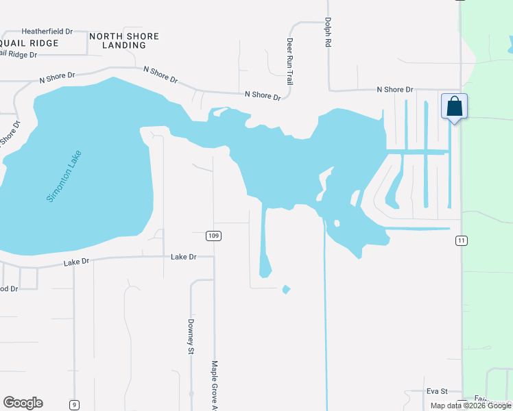 map of restaurants, bars, coffee shops, grocery stores, and more near 51318 Forest Road in Elkhart