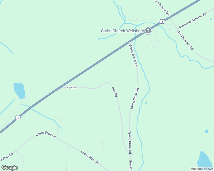 map of restaurants, bars, coffee shops, grocery stores, and more near 448 New Road in Wellsboro