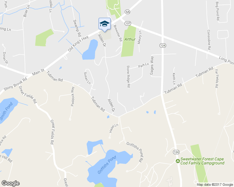 map of restaurants, bars, coffee shops, grocery stores, and more near 379 Tubman Road in Brewster