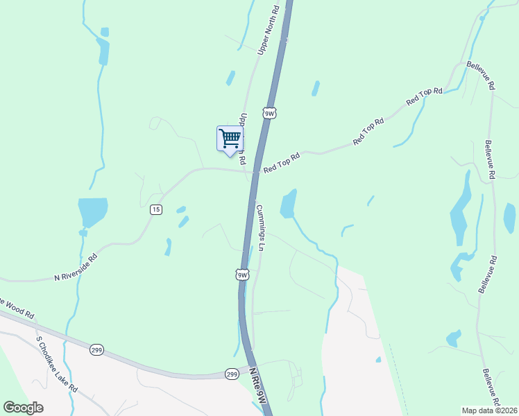 map of restaurants, bars, coffee shops, grocery stores, and more near 7 Cummings Lane in Highland