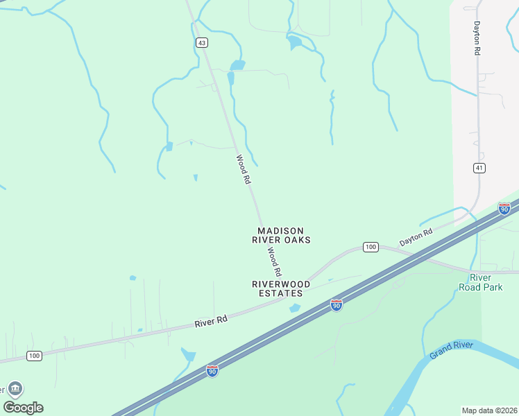 map of restaurants, bars, coffee shops, grocery stores, and more near 4656 Wood Road in Madison