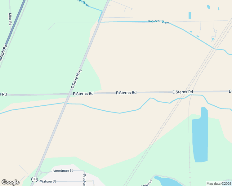 map of restaurants, bars, coffee shops, grocery stores, and more near 1483 East Sterns Road in Erie