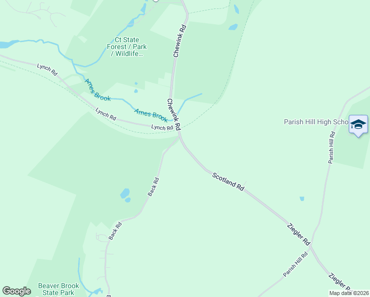 map of restaurants, bars, coffee shops, grocery stores, and more near 15 Scotland Road in Chaplin