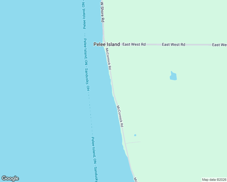 map of restaurants, bars, coffee shops, grocery stores, and more near 1298 McCormick Road in Pelee Island