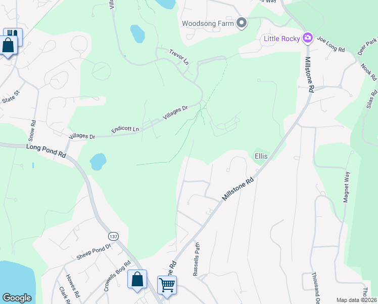 map of restaurants, bars, coffee shops, grocery stores, and more near 235 Old Chatham Road in Brewster
