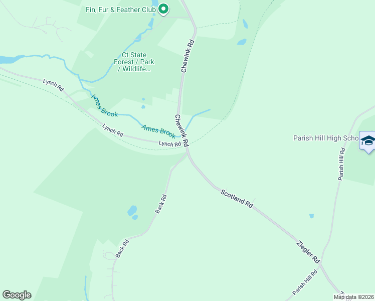 map of restaurants, bars, coffee shops, grocery stores, and more near 15 Scotland Road in Chaplin