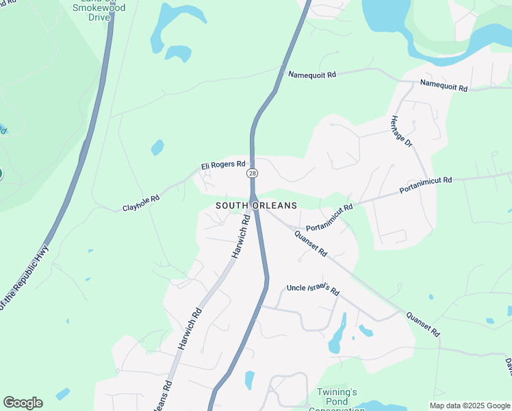 map of restaurants, bars, coffee shops, grocery stores, and more near in Orleans