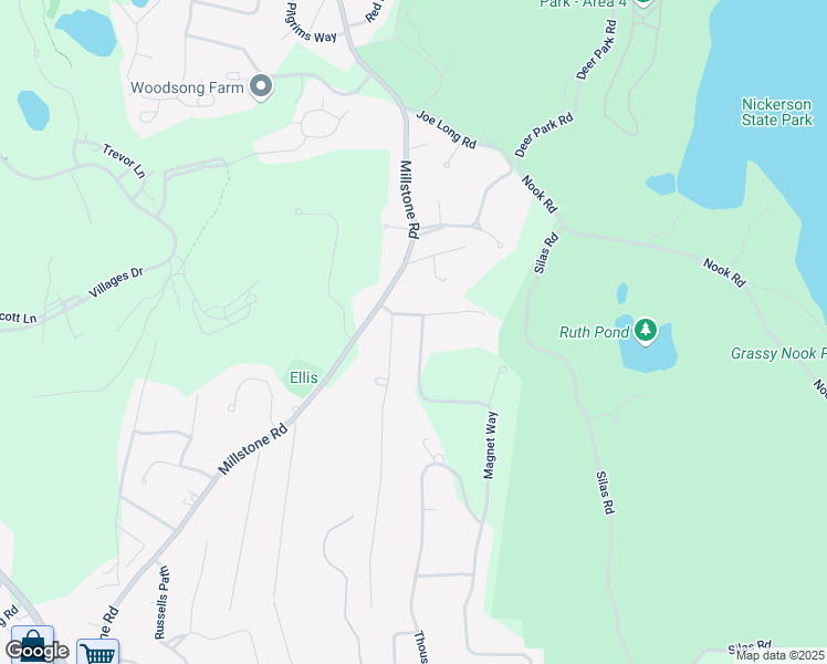map of restaurants, bars, coffee shops, grocery stores, and more near 267 Magnet Way in Brewster