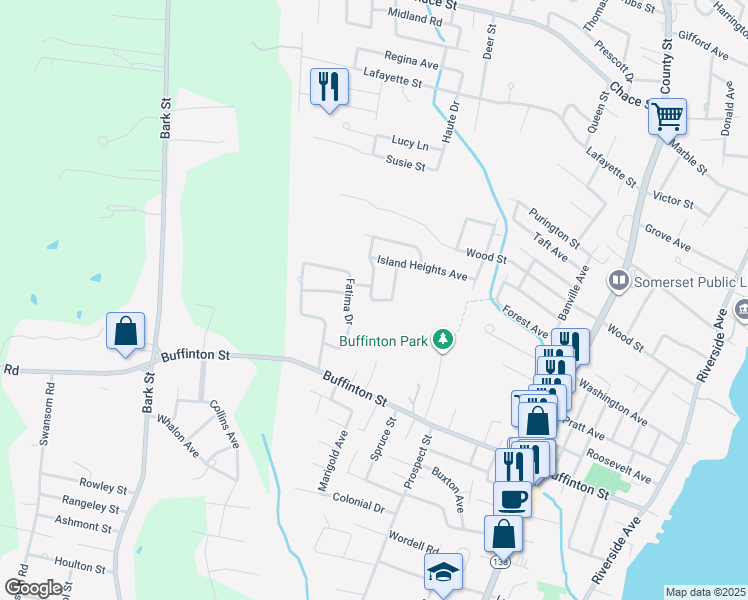 map of restaurants, bars, coffee shops, grocery stores, and more near 10 Tryan Avenue in Somerset