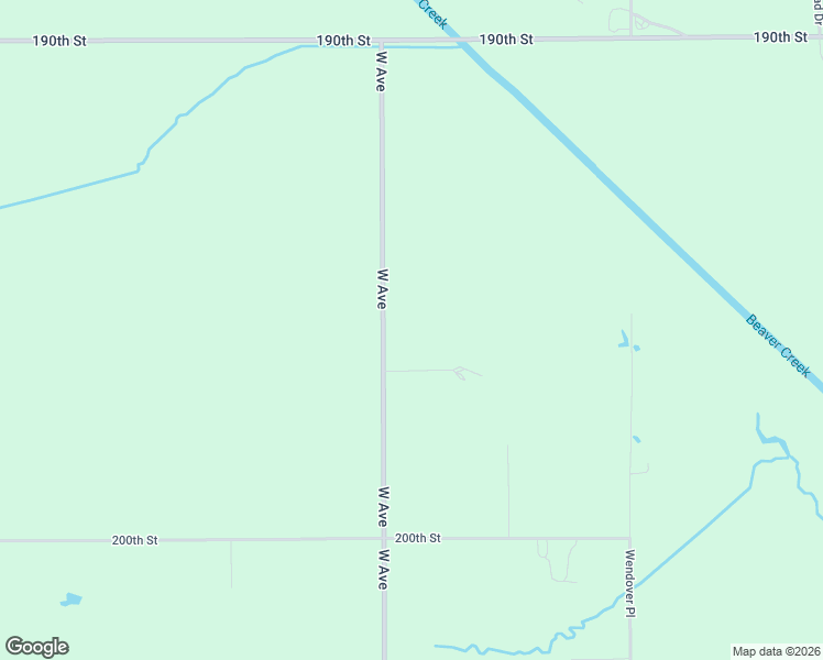 map of restaurants, bars, coffee shops, grocery stores, and more near 19600 W Avenue in Dallas Center