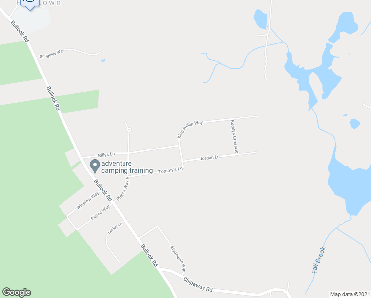 map of restaurants, bars, coffee shops, grocery stores, and more near 6 King Philip Way in Freetown