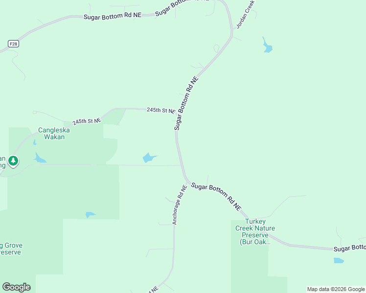 map of restaurants, bars, coffee shops, grocery stores, and more near 2488 Sugar Bottom Road Northeast in Solon