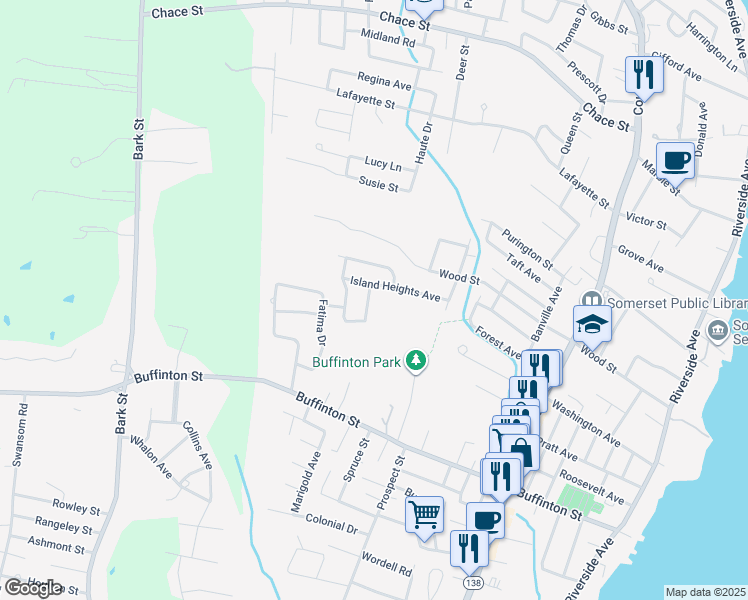 map of restaurants, bars, coffee shops, grocery stores, and more near 10 Tryan Avenue in Somerset