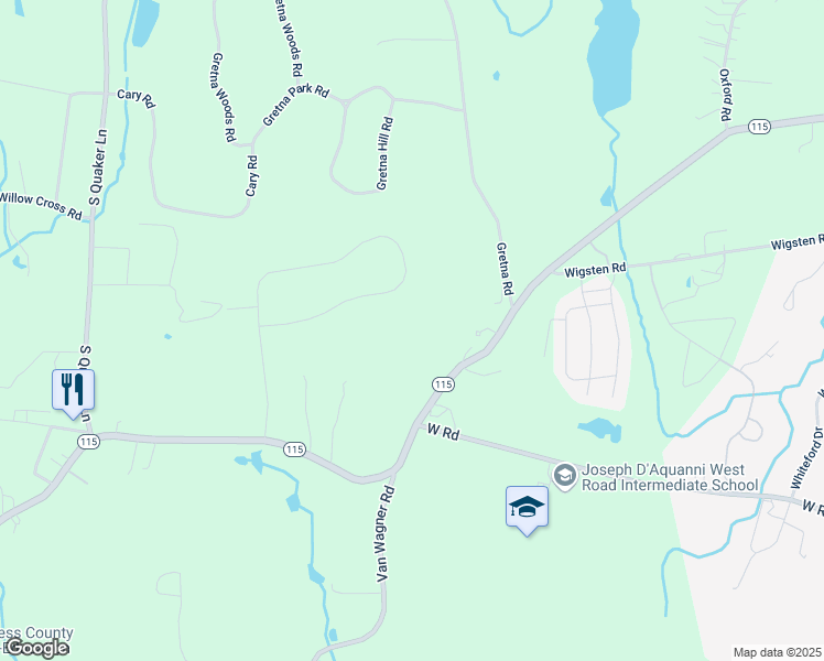 map of restaurants, bars, coffee shops, grocery stores, and more near 14 Blossom Hill Road in Pleasant Valley