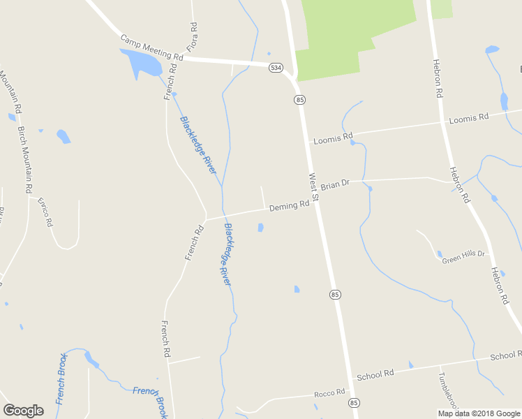 map of restaurants, bars, coffee shops, grocery stores, and more near 17 Deming Road in Bolton