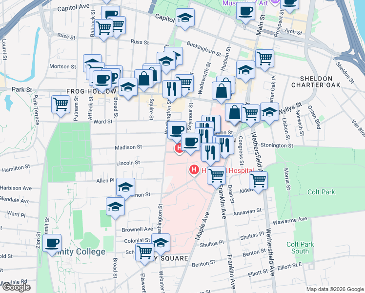 85 Seymour Street, Hartford CT Walk Score