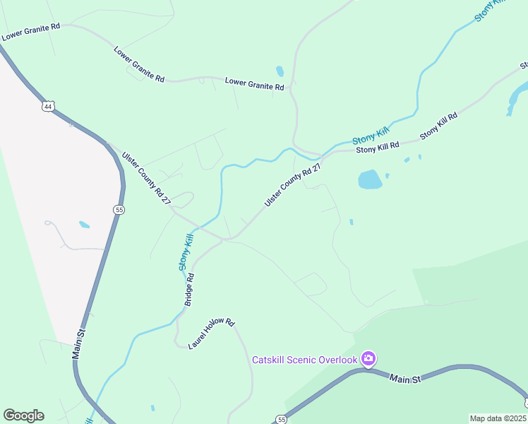 map of restaurants, bars, coffee shops, grocery stores, and more near 637 Granite Road in Kerhonkson