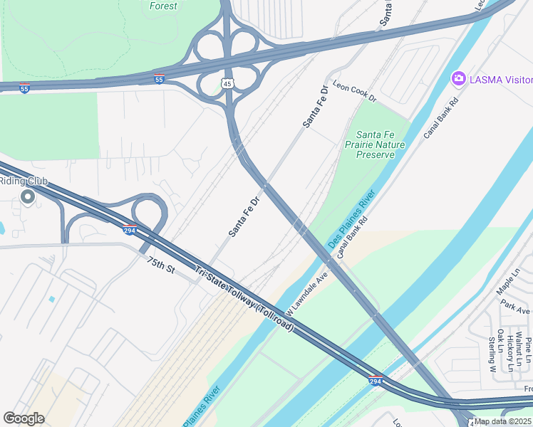 map of restaurants, bars, coffee shops, grocery stores, and more near in Hodgkins
