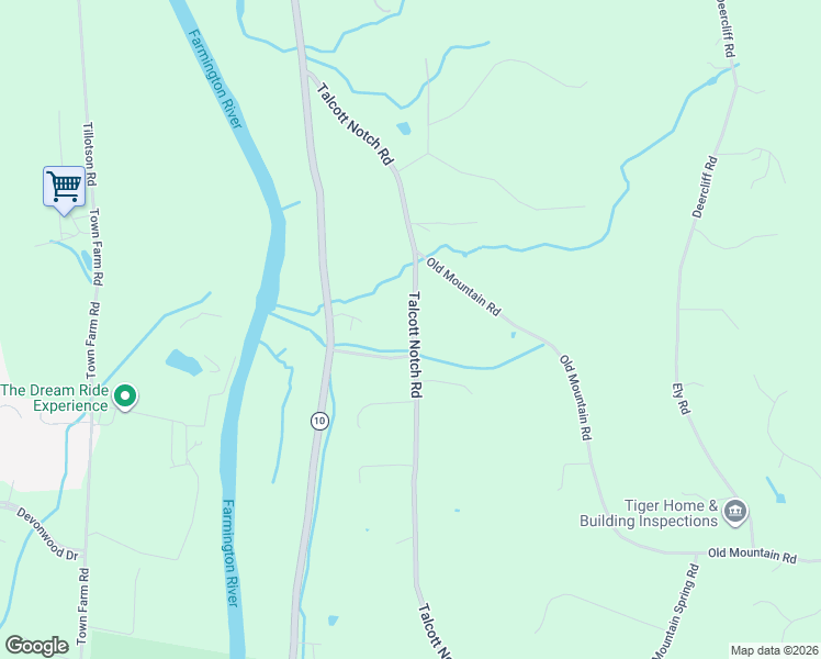 map of restaurants, bars, coffee shops, grocery stores, and more near 275 Talcott Notch Road in Farmington