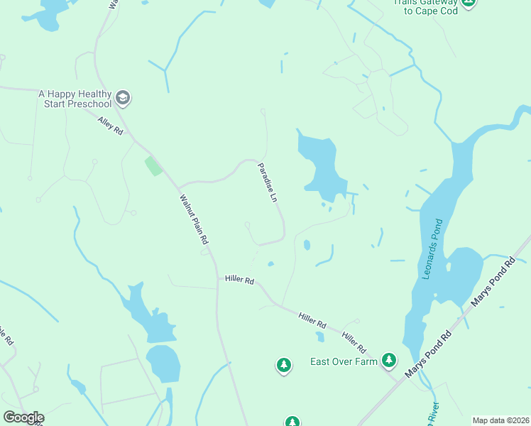 map of restaurants, bars, coffee shops, grocery stores, and more near 94 Paradise Lane in Rochester