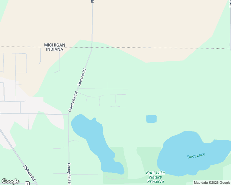 map of restaurants, bars, coffee shops, grocery stores, and more near 28579 Golden Pond TR in Elkhart