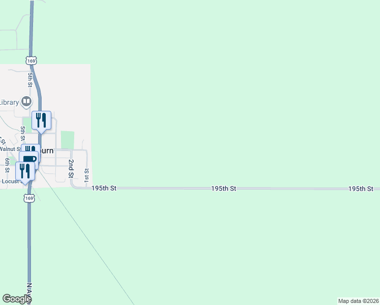 map of restaurants, bars, coffee shops, grocery stores, and more near in Minburn