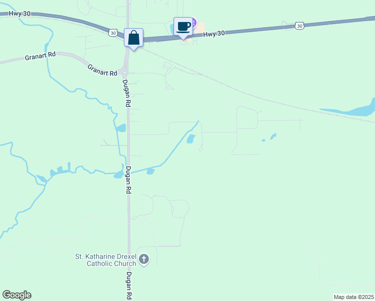 map of restaurants, bars, coffee shops, grocery stores, and more near 300 Fays Court in Sugar Grove