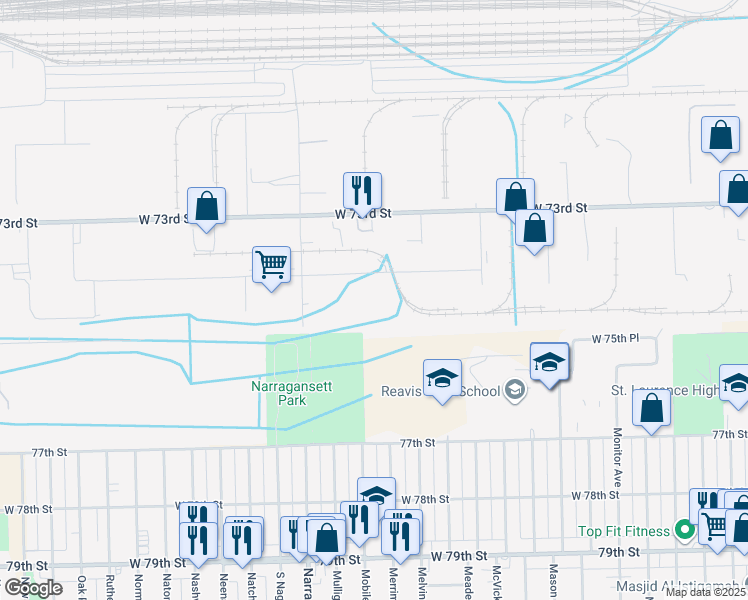 6247 74th Street, Bedford Park IL Walk Score