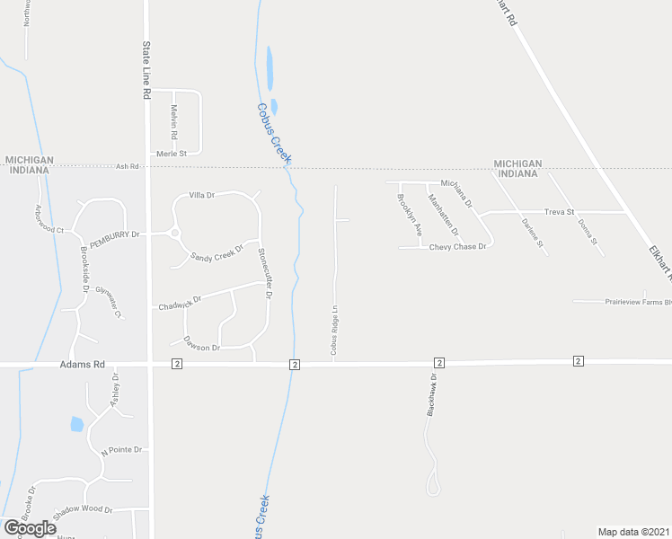 map of restaurants, bars, coffee shops, grocery stores, and more near 50783 Cobus Ridge Lane in Granger