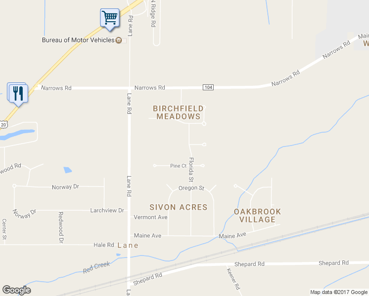 map of restaurants, bars, coffee shops, grocery stores, and more near 4240 Florida Street in Perry