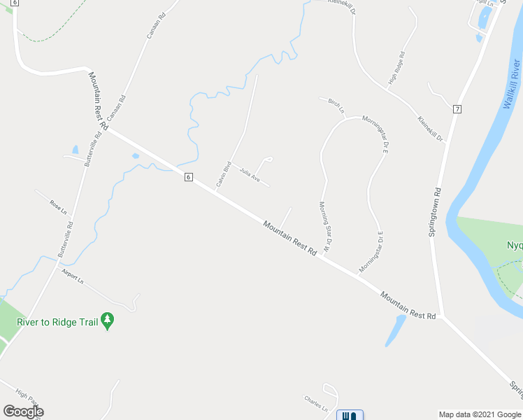 map of restaurants, bars, coffee shops, grocery stores, and more near 75 Mountain Rest Road in New Paltz