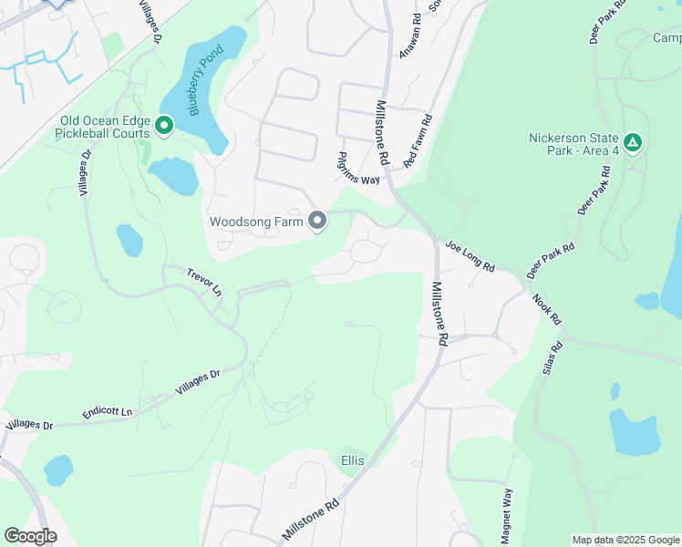map of restaurants, bars, coffee shops, grocery stores, and more near 284 Fletcher Lane in Brewster