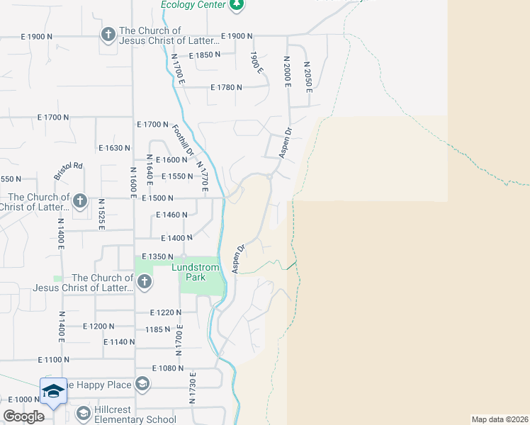 map of restaurants, bars, coffee shops, grocery stores, and more near 1485 Stonecrest Lane in Logan