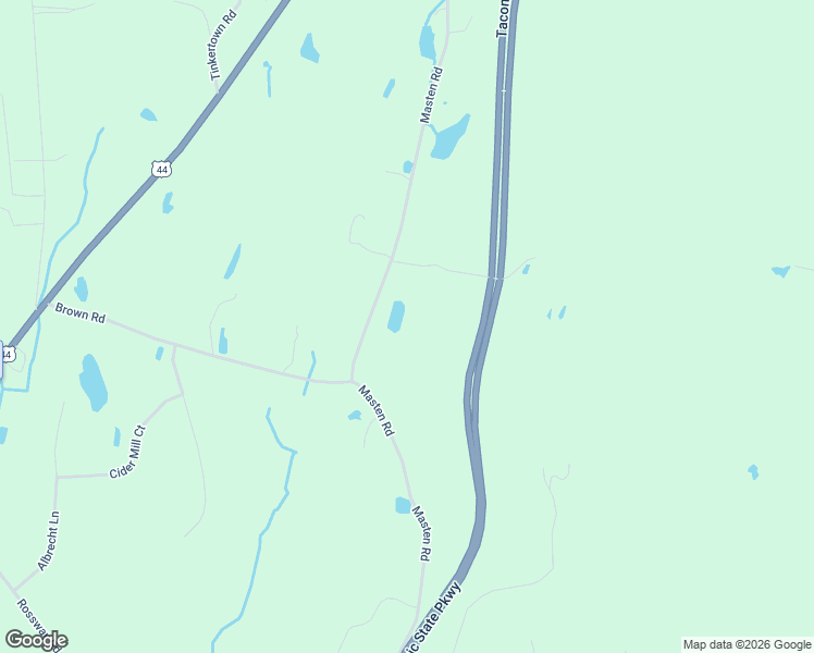 map of restaurants, bars, coffee shops, grocery stores, and more near 296 Masten Rd in Pleasant Valley