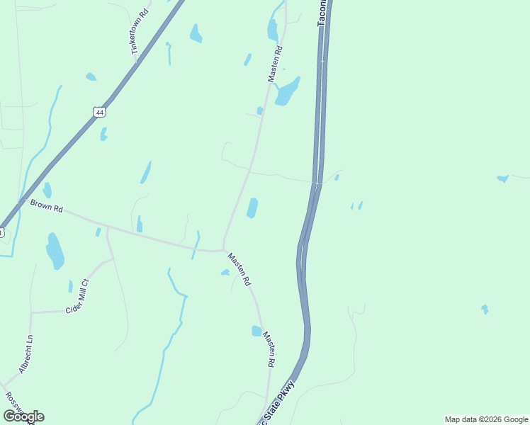 map of restaurants, bars, coffee shops, grocery stores, and more near 296 Masten Road in Pleasant Valley