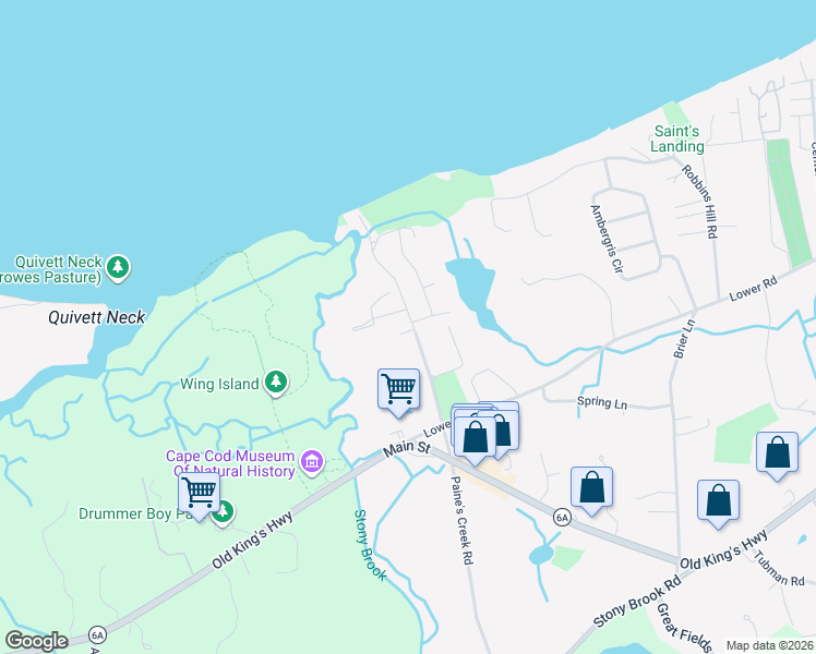 map of restaurants, bars, coffee shops, grocery stores, and more near 7 Cedar Hill Road in Brewster