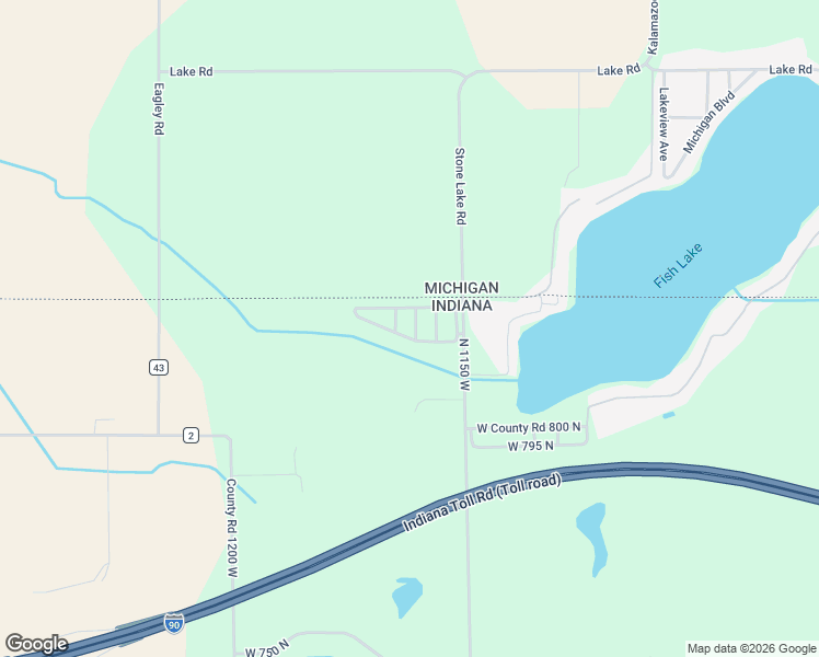 map of restaurants, bars, coffee shops, grocery stores, and more near 8200 North 1150 West in Shipshewana